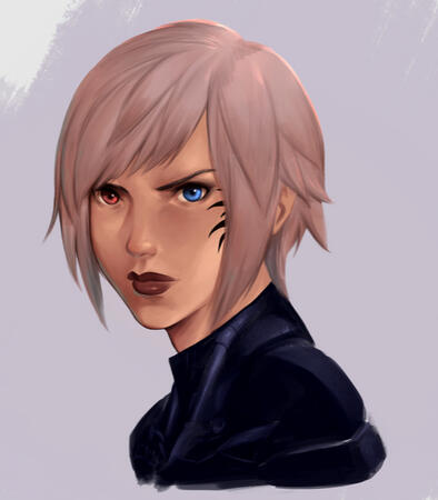 FFXIV Warrior of Light Headshot